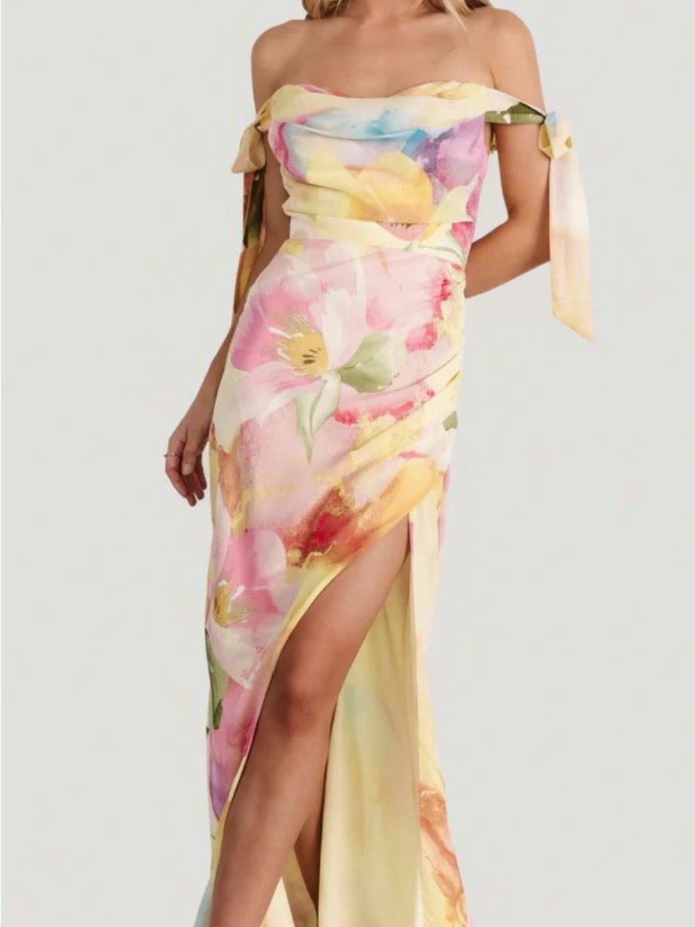 NWT Baltic Born Allegra Off Shoulder Maxi Dress